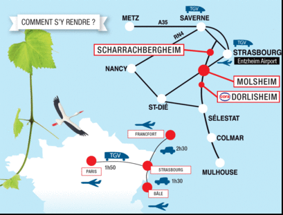 Plan d'accs - Marathon du Vignoble d'Alsace